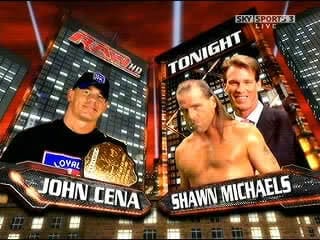 shawn michaels vs john cena 12 jan 2009