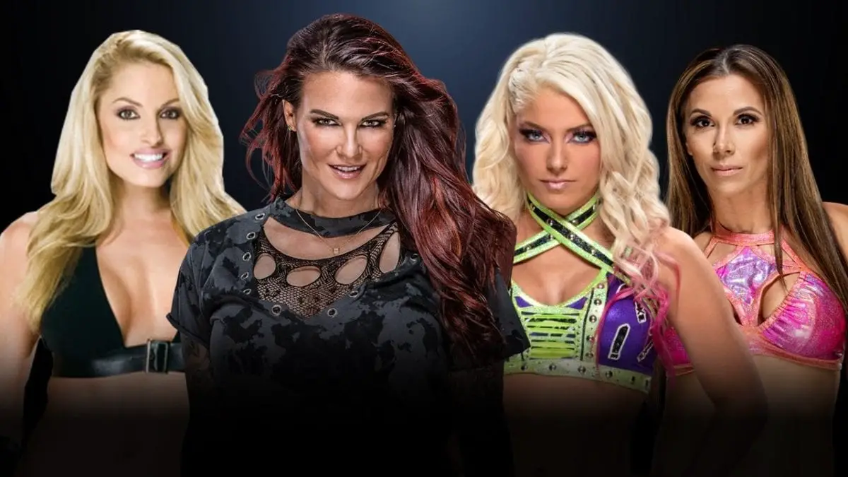 WWE Evolution 2018 Trish Stratus & Lita vs. Alexa Bliss & Mickie James
