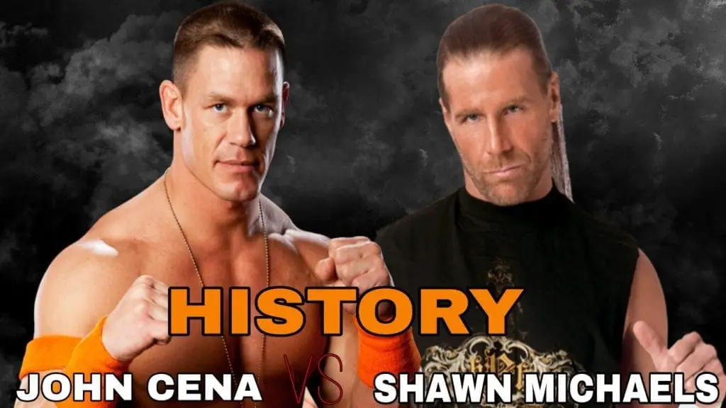 JOHN CENA VS SHAWN MICHAELS HISTORY