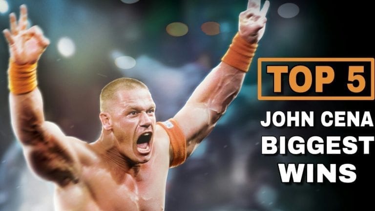 Top 5 John Cena Biggest Wins in WWE