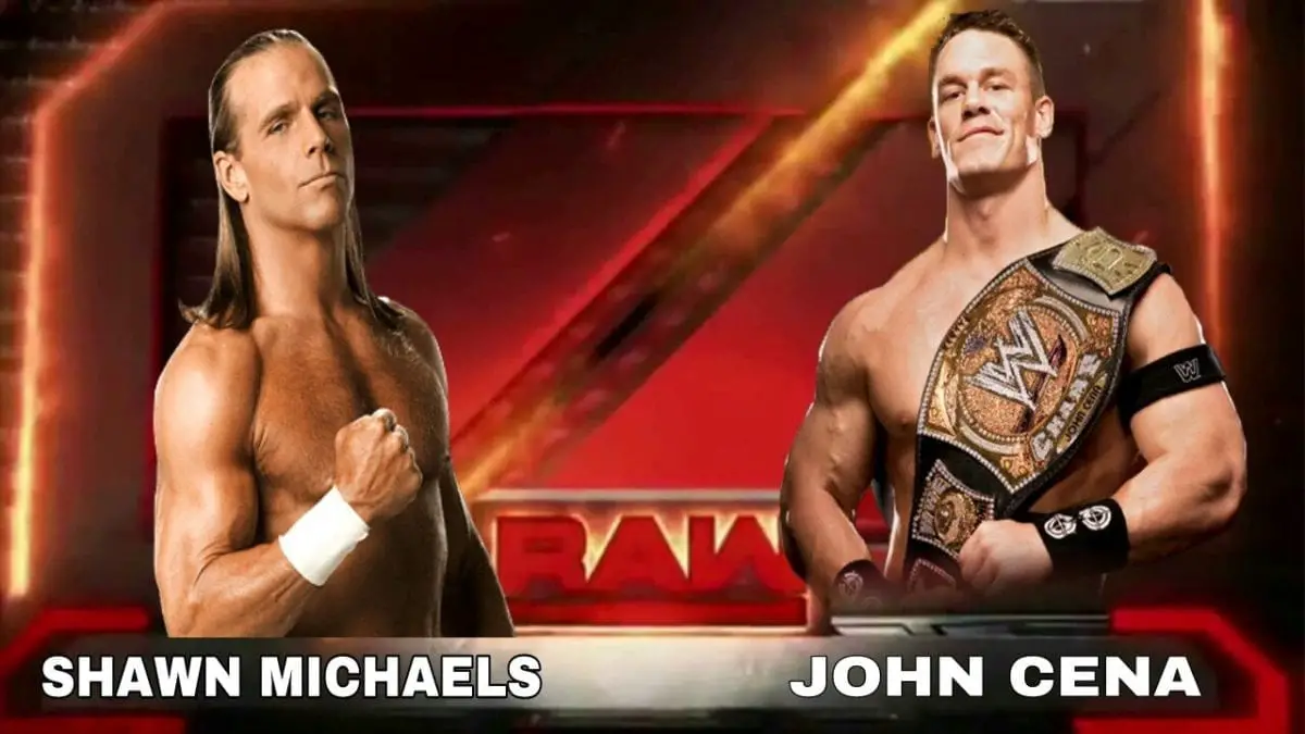 John cena vs Shawn Michaels 31 oct 2005