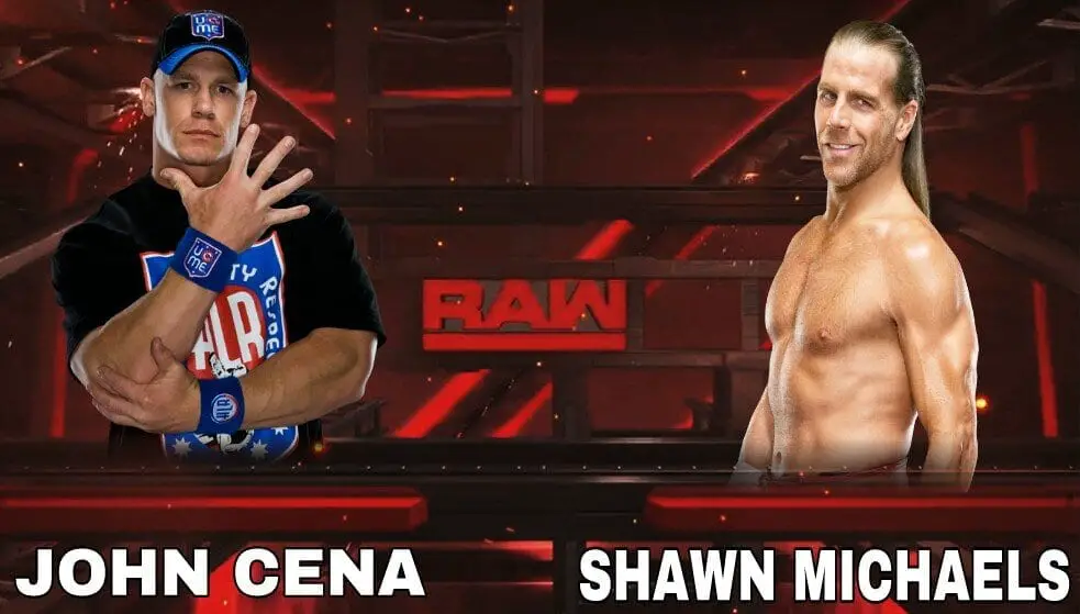 John Cena vs Shawn Michaels 10 march 2008