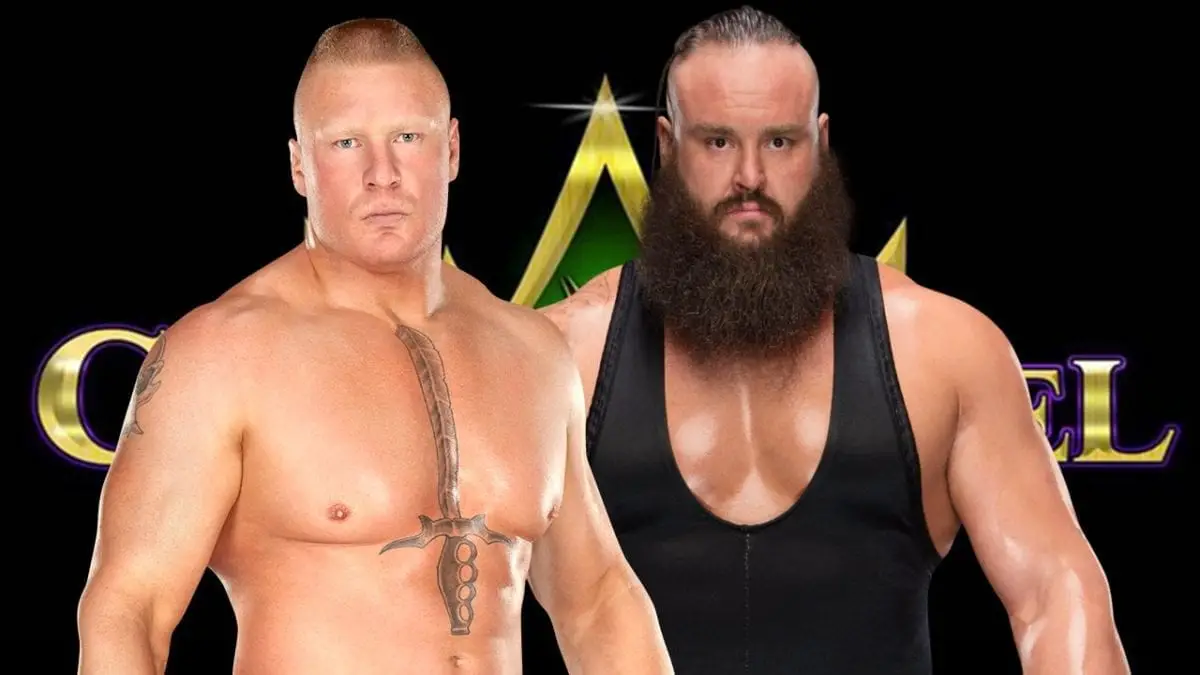 Brock lesnar vs Braun Strowman crown jewel 2018