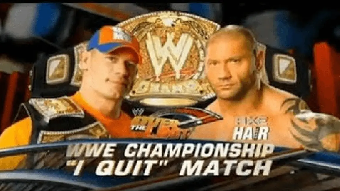 John Cena Vs Batista I Quit Match ALL JOHN CENA "I QUIT" MATCHES IN WWE - ITN WWE