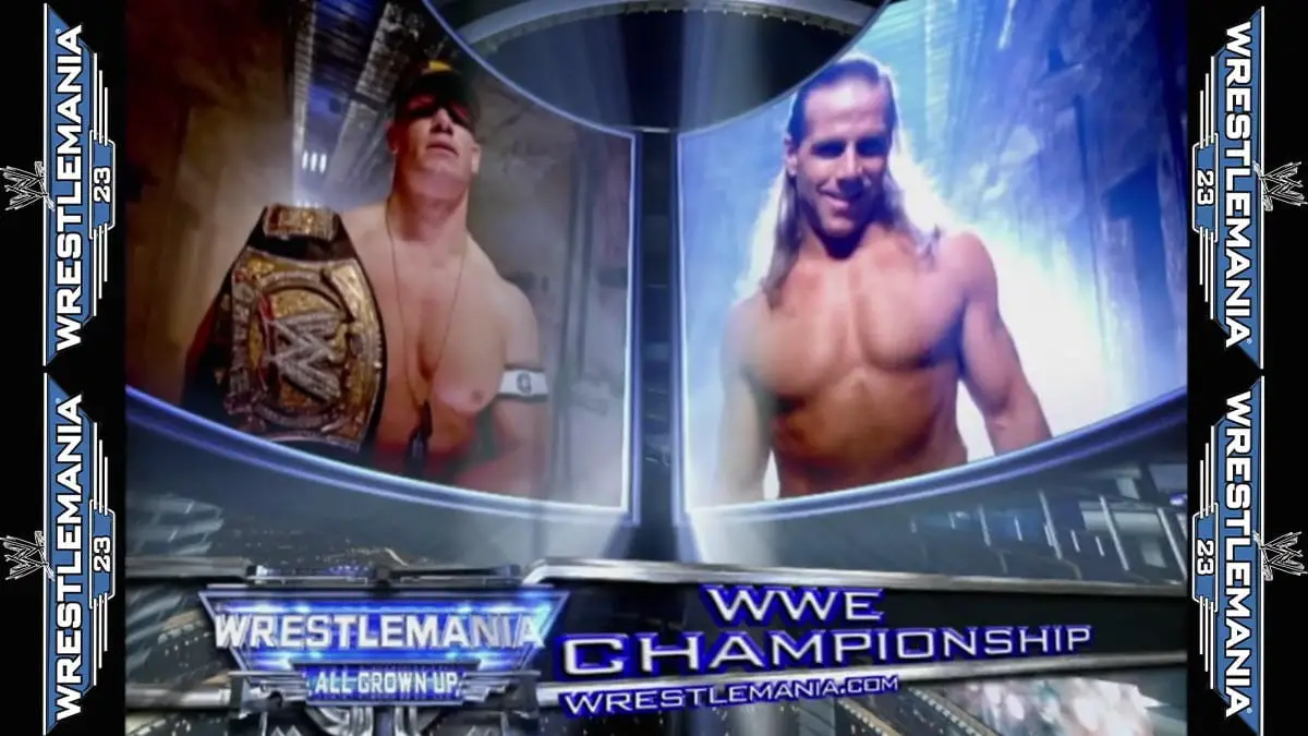 John Cena vs Shawn Michaels WrestleMania 23