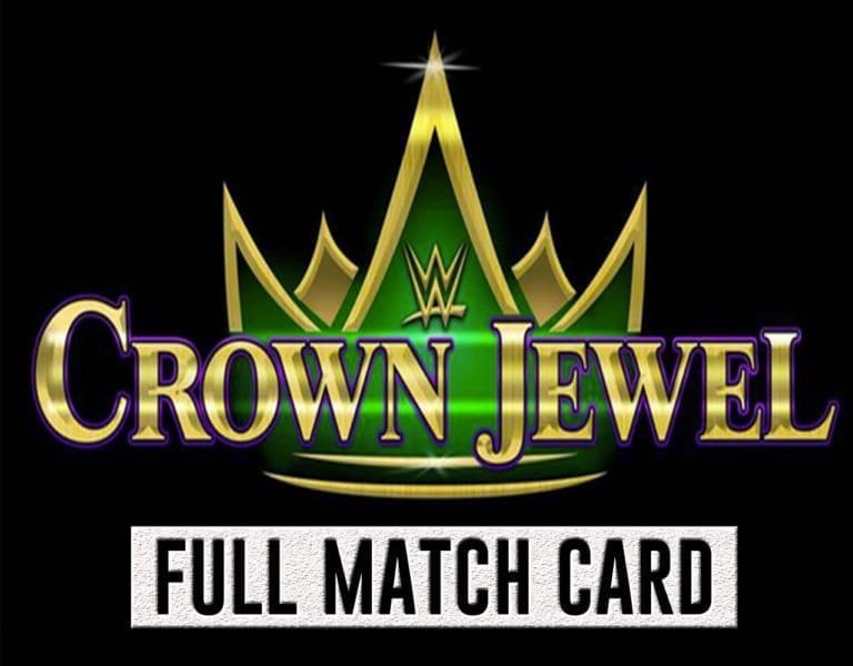 WWE Crown Jewel 2018 Complete Match Card