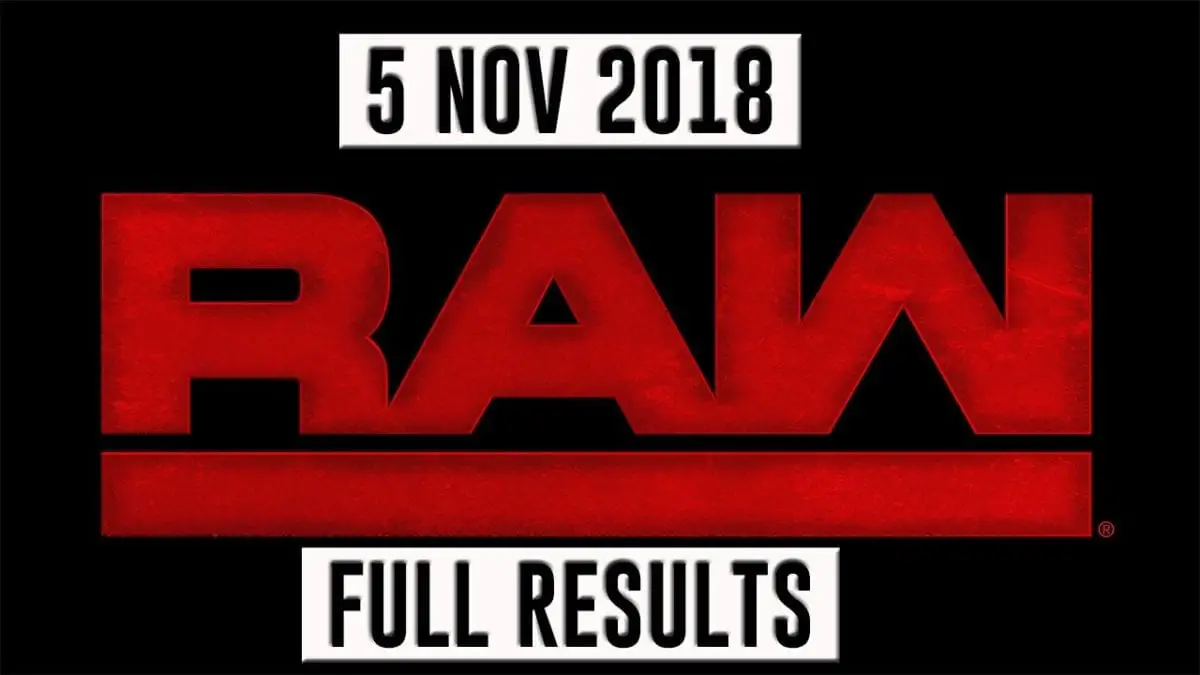 monday night raw 5 november 2018