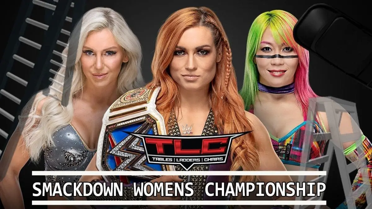 Becky Lynch (c) vs. Charlotte Flair vs. Asuka (Triple Threat TLC Match For The Smackdown Women's Championship) tlc 2018