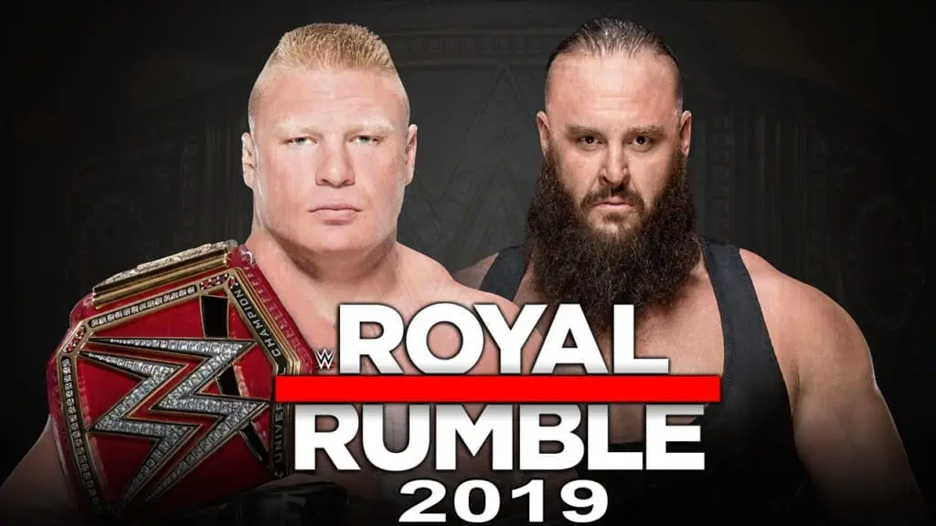 Brock Lesnar vs Braun Strowman Royal rumble 2019
