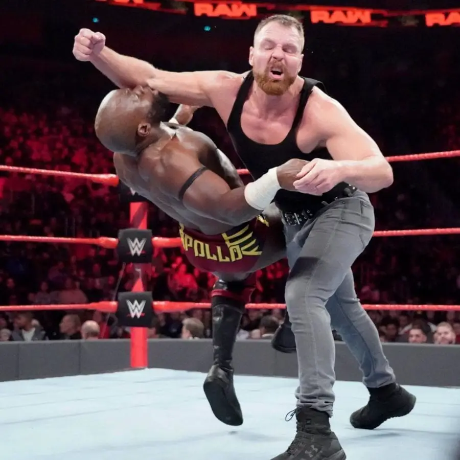 Apollo Crews vs Dean ambrose  WWE Intercontinental Championship