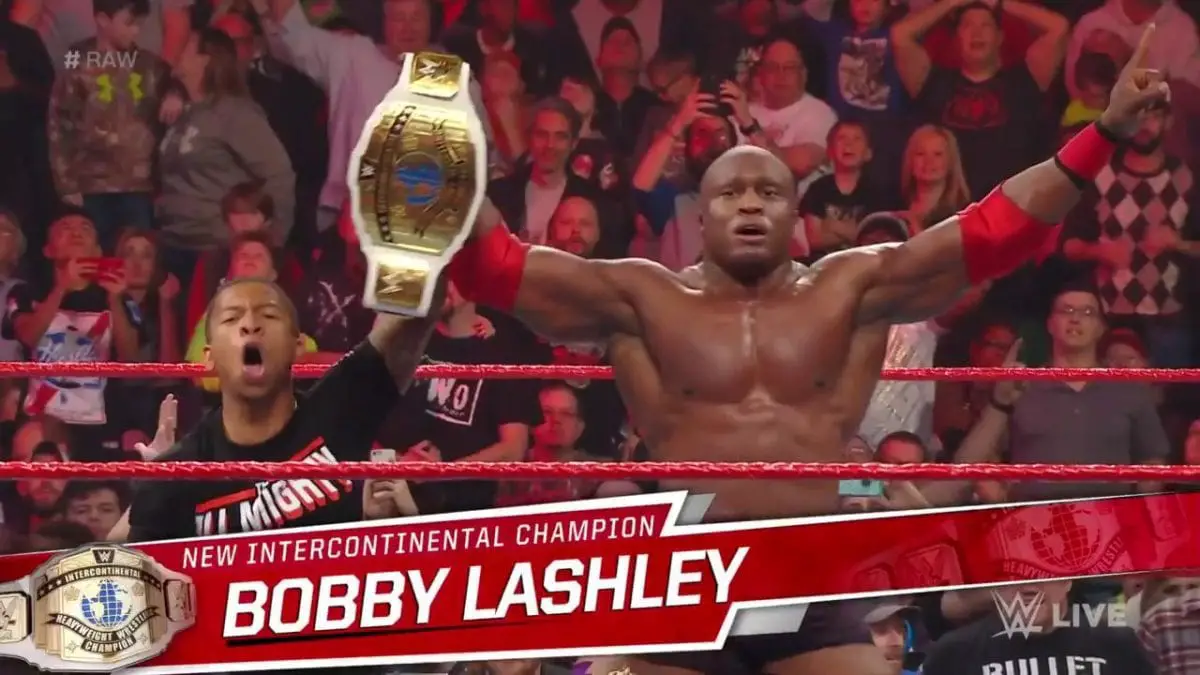 Bobby Leshaley IC Champion at Raw 14 January 2019