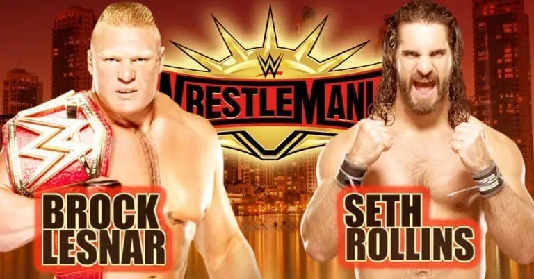 Seth Rollins decides to face Brock Lesnar at WrestleMania 35