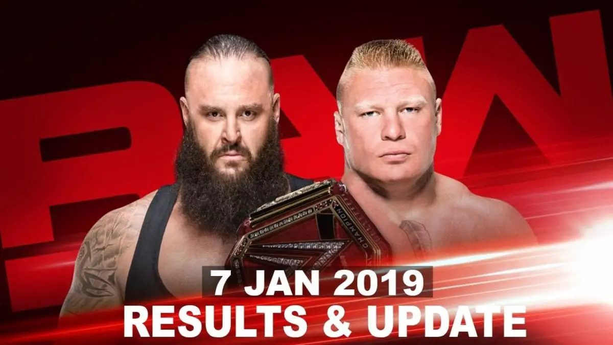 WWE RAW 7 January 2019 live results