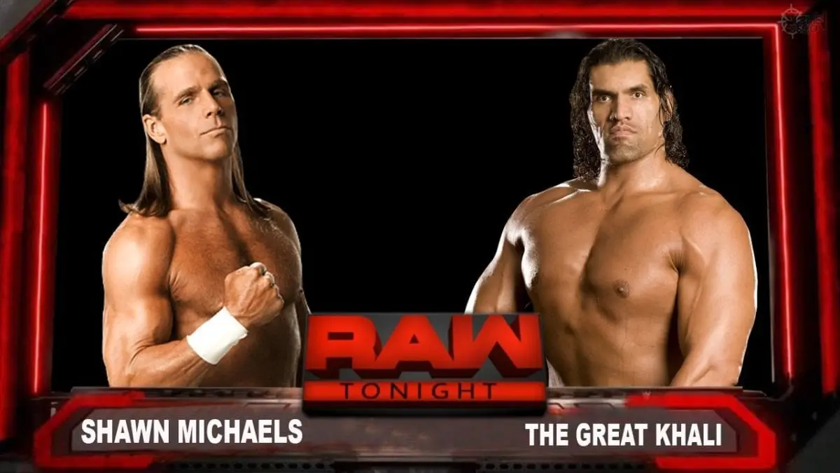 The Great Khali vs Shawn Micheals, RAW, 7 May 2007