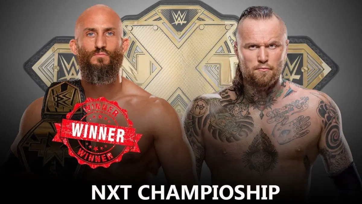 NXT Championship Match -Tommaso Ciampa (c) vs. Aleister Black
