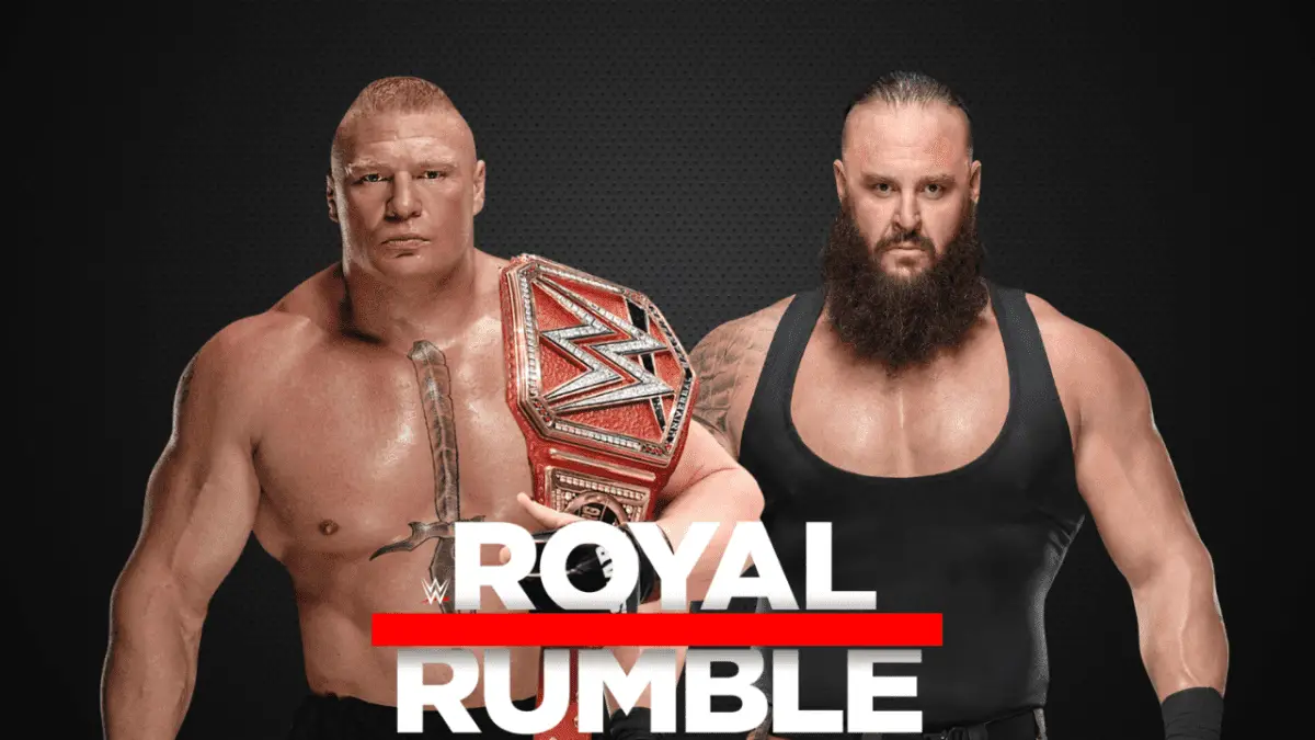 Brock Lesnar vs Braun Strowman royal Rumble 2019