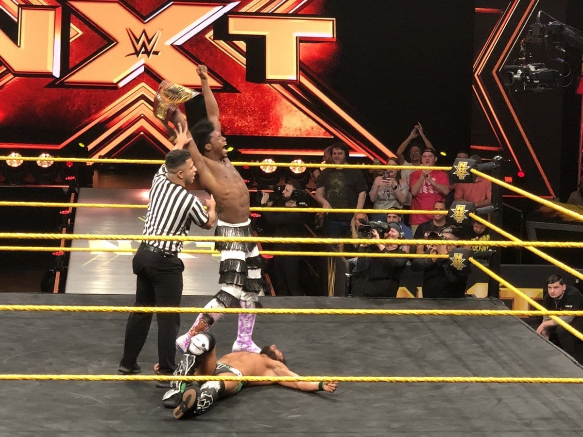 Multiple Endings Shot for NXT North American Championship Match