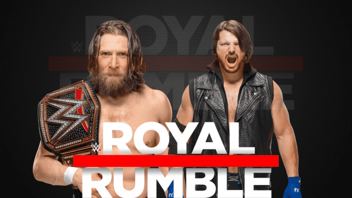 Daniel Bryan vs AJ Styles WWE Championship Royal Rumble 2019
