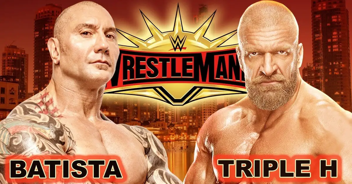 Bautista vs Triple H - Wrestle Mania 35