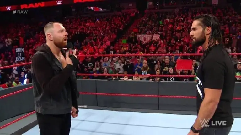 Dean Ambrose turns face and then changes Script