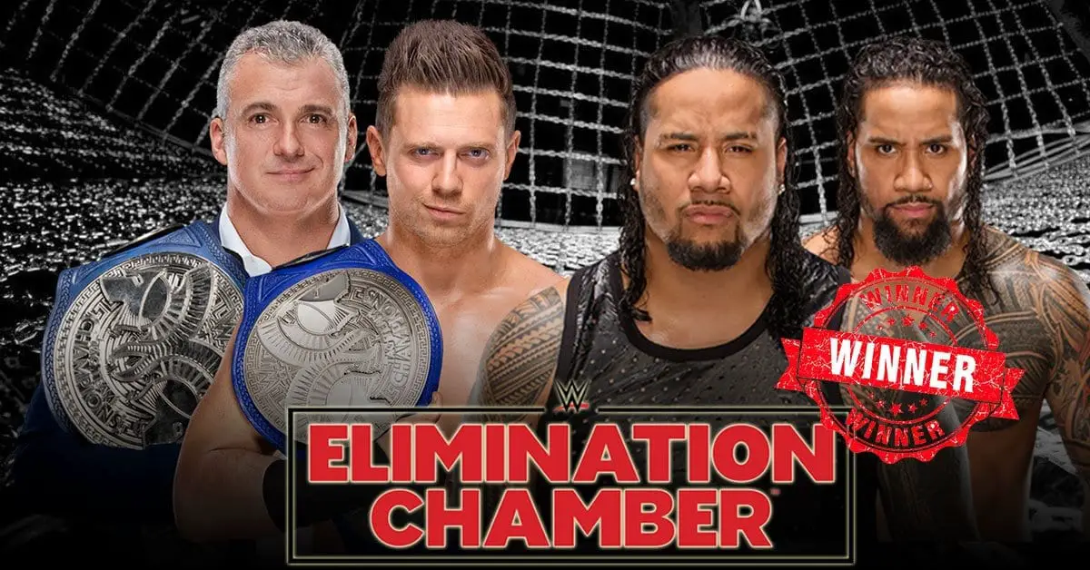 Smackdown tag team championship elimination chamber 2019