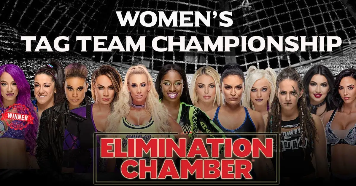 womans tag team championsahip Elimination chamber 2019