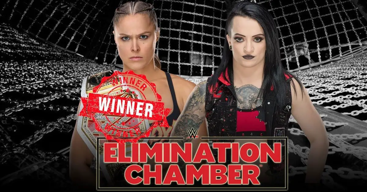 Wwe Raw woman's championship elimination chamber 2019