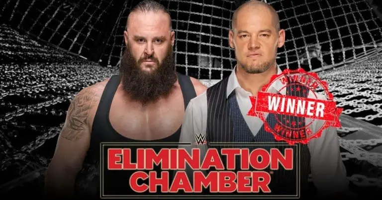 Elimination Chamber 2019: Baron Corbin wins against Braun Strowman as McIntyre and Lashley interferes