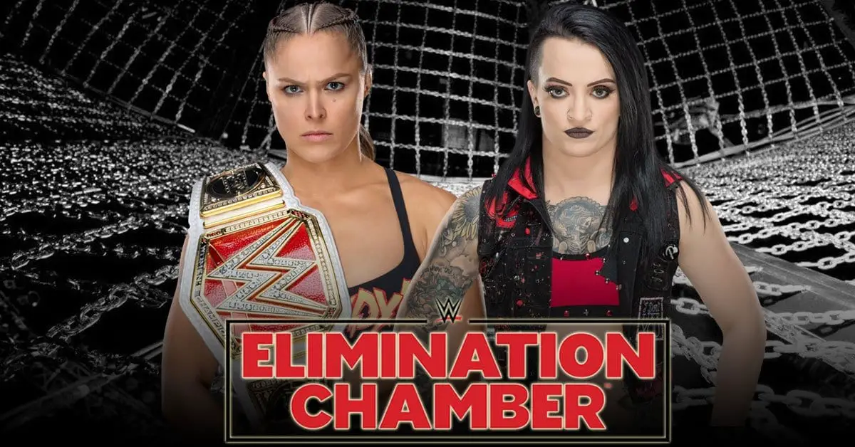 Ronda Rousey vs Ruby Riott - RAW Women's Championship Match at Elimination Chamber 2019