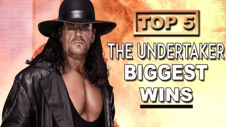 The Undertaker Top 5 Biggest Wins