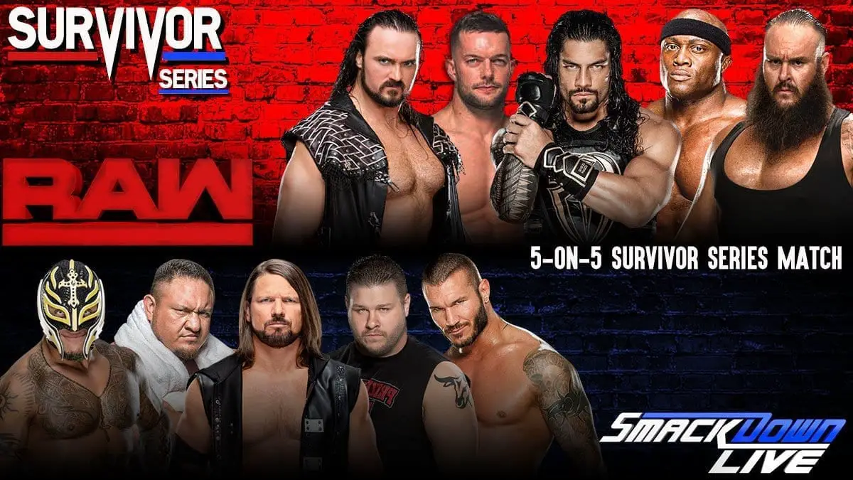 Survivor Series 2019 Match Poster
