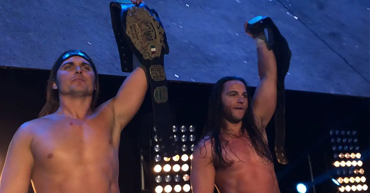 Young Bucks AAA Tag Team Champions, Young Bucks