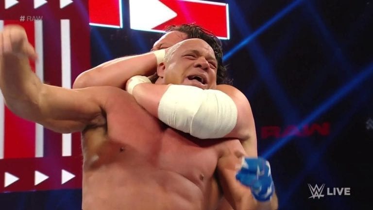 Kurt Angle beats Samoa Joe on RAW this week