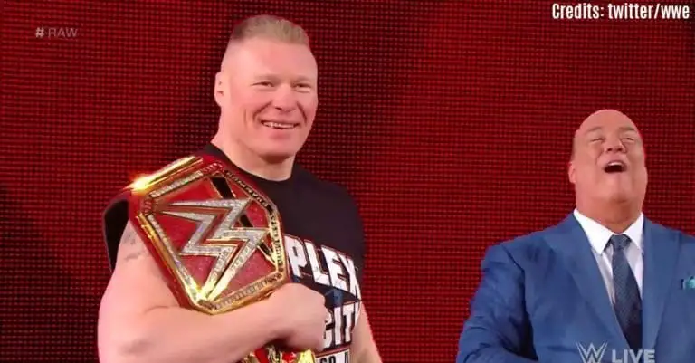 Brock Lesnar returns to cost Seth Rollins match against Drew McIntyre