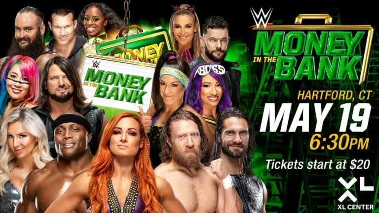 WWE Money in the Bank MITB 2019 Match Card