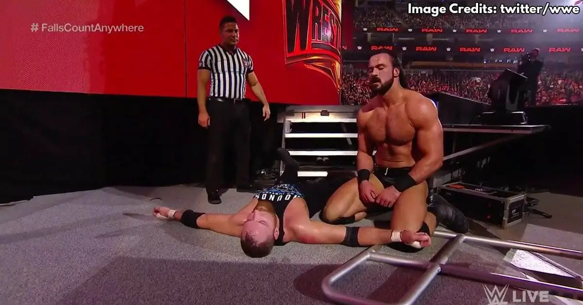 Drew McIntyre destroys Roman Reigns and Dean Ambrose