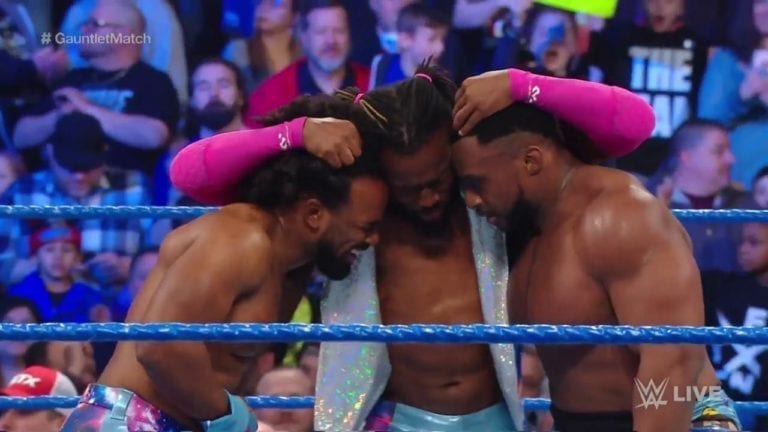 The New Day wins Gauntlet Match; Kofi Kingston is going to WrestleMania
