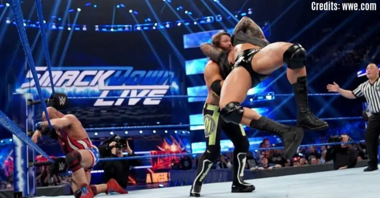 Kurt Angle vs AJ Styles ruined by Randy Orton’s RKO