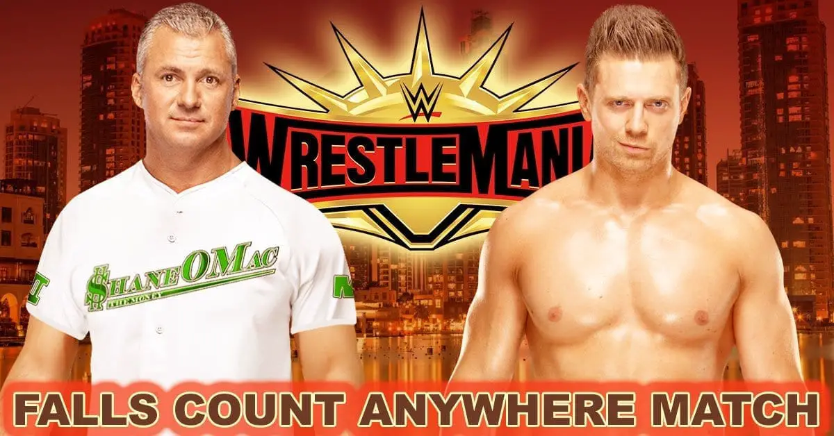 Shane McMahon vs the Miz WrestleMania 35, The Miz vs Shane McMahon 2019