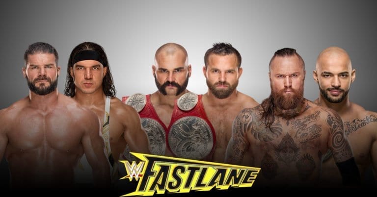 The Revival vs Bobby Roode and Chad Gable vs Ricochet and Aleister Black for the RAW Tag Team Championship at Fastlane 2019