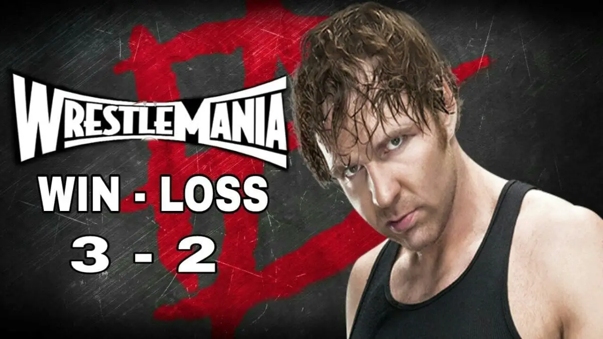 dean ambrose wrestlemania record, dean ambrose wrestlemania wallpaper