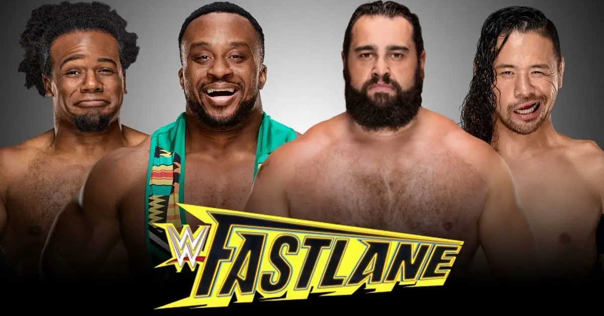 The New Day vs Rusev and Nakamura at Fastlane 2019
