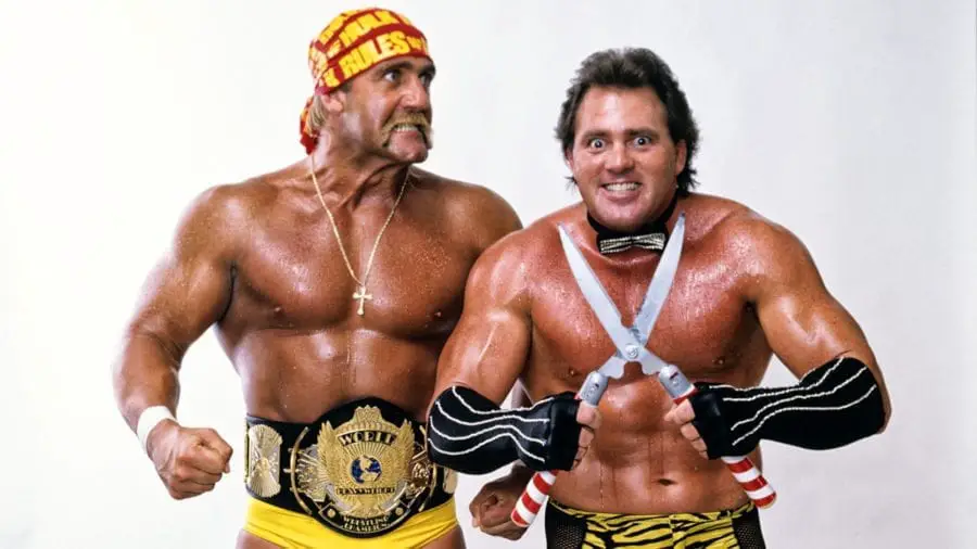 Brutus Beefcake with Hulk Hogan