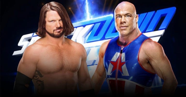 Kurt Angle vs AJ Styles announced for this week at SmackDown