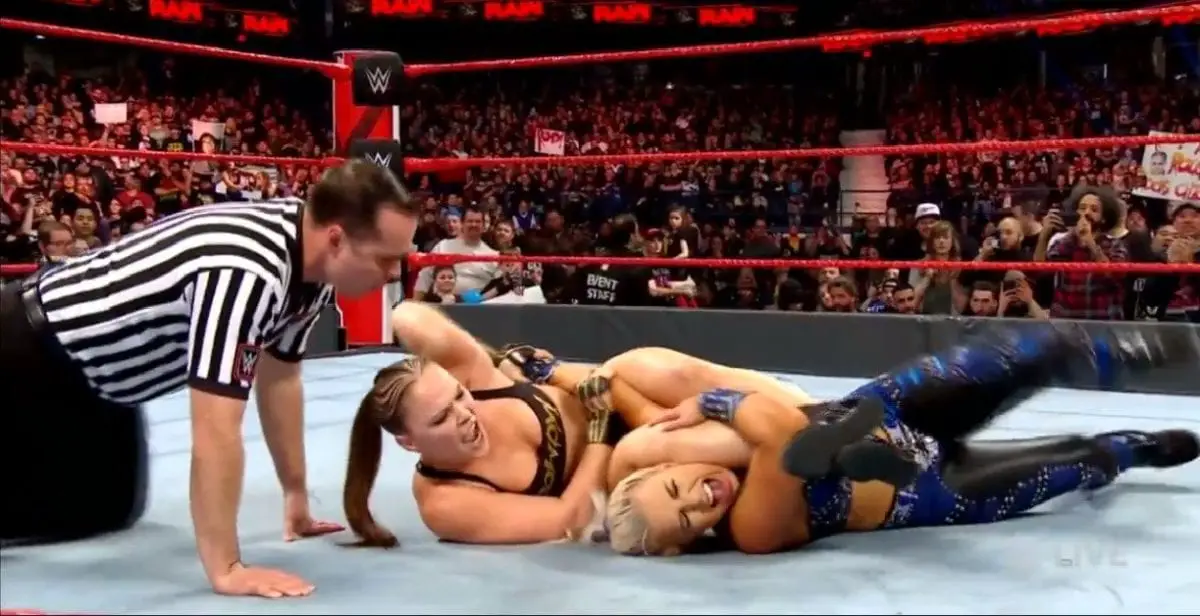 ronda rousey arm breaker, ronda rousey RAW 18 March 2019, ronda rousey vs Dana Brooke