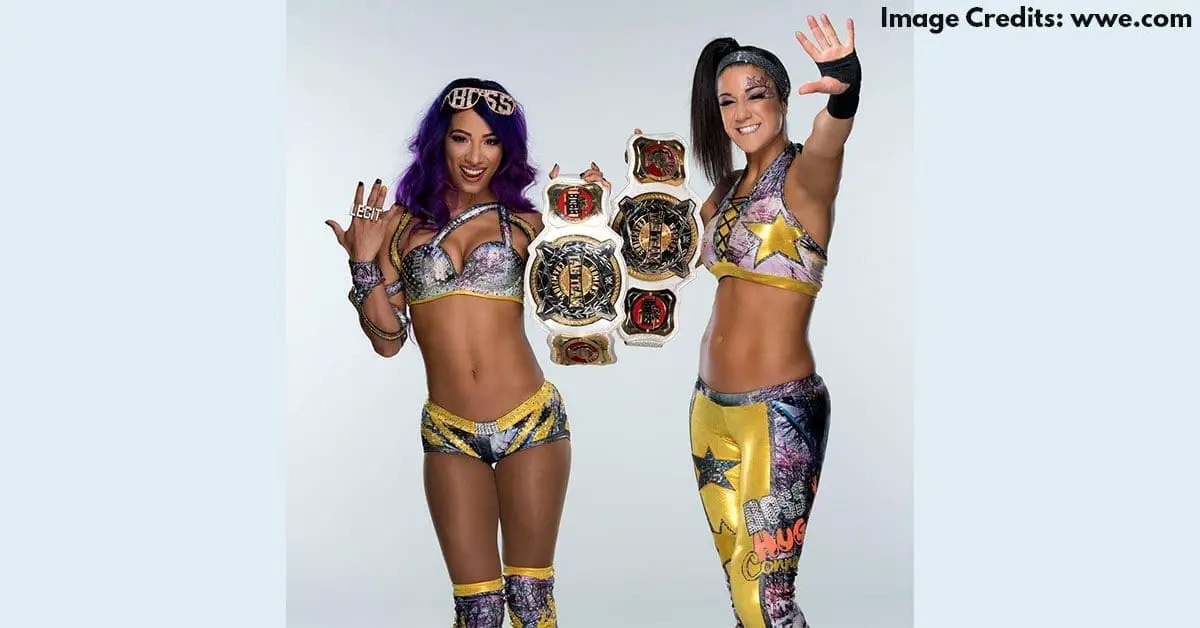 Sasha Banks and Bayley Women's Tag Team title poster