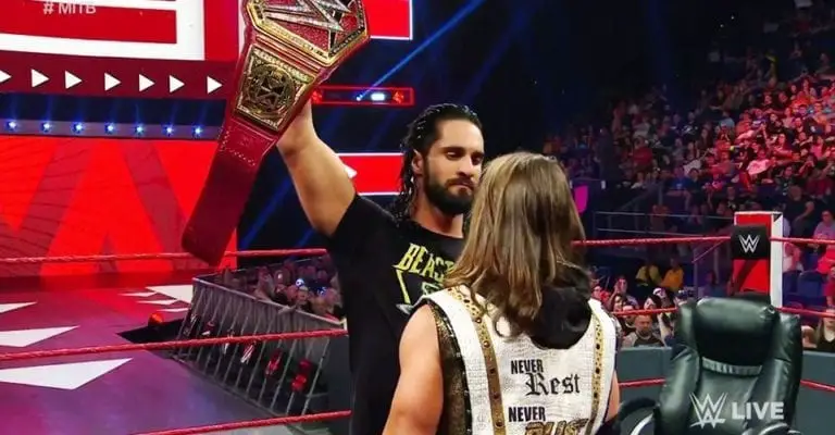 AJ Styles takes down Seth Rollins in Brawl after Contract signing