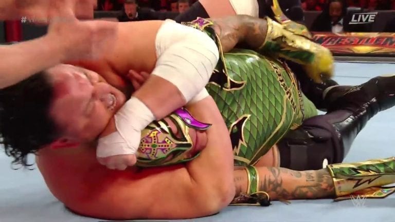 WrestleMania 35: Samoa Joe beat Rey Mysterio in a quick match