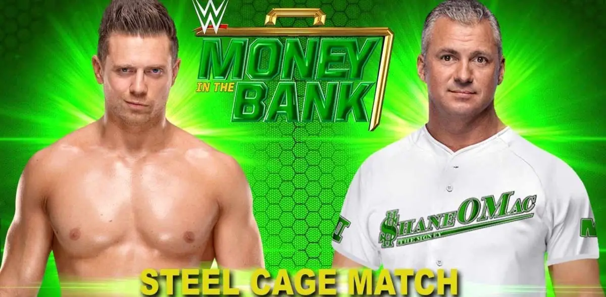 The Miz vs Shane McMahon Money In The Bank 2019, Money in the bank 2019 match card