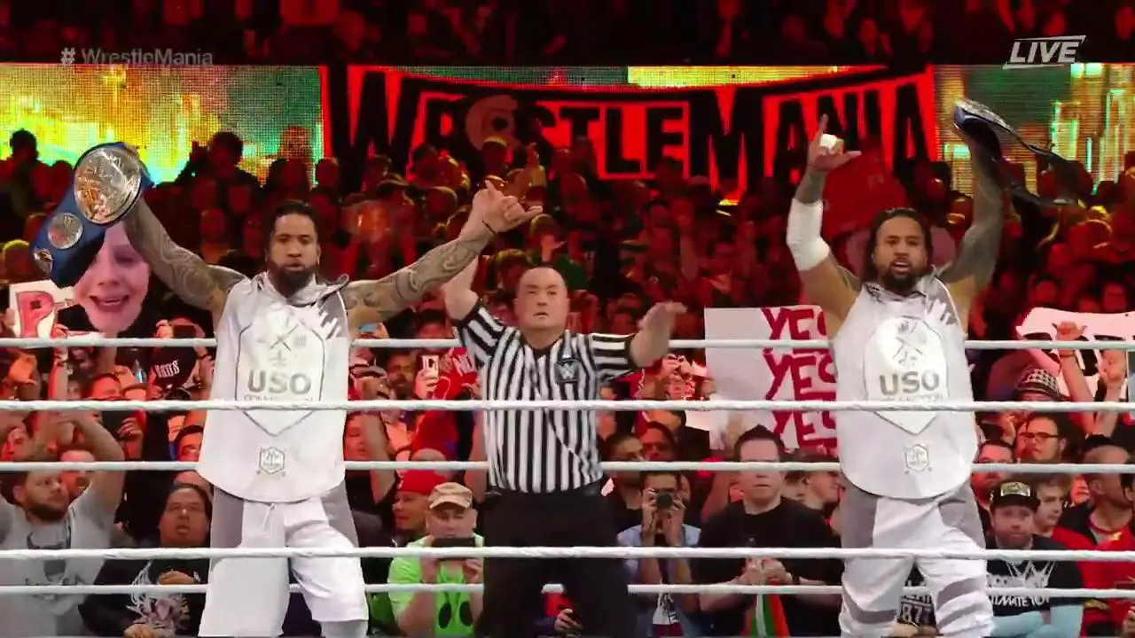 WrestleMania 35: The Usos Retain SmackDown Tag Team Titles